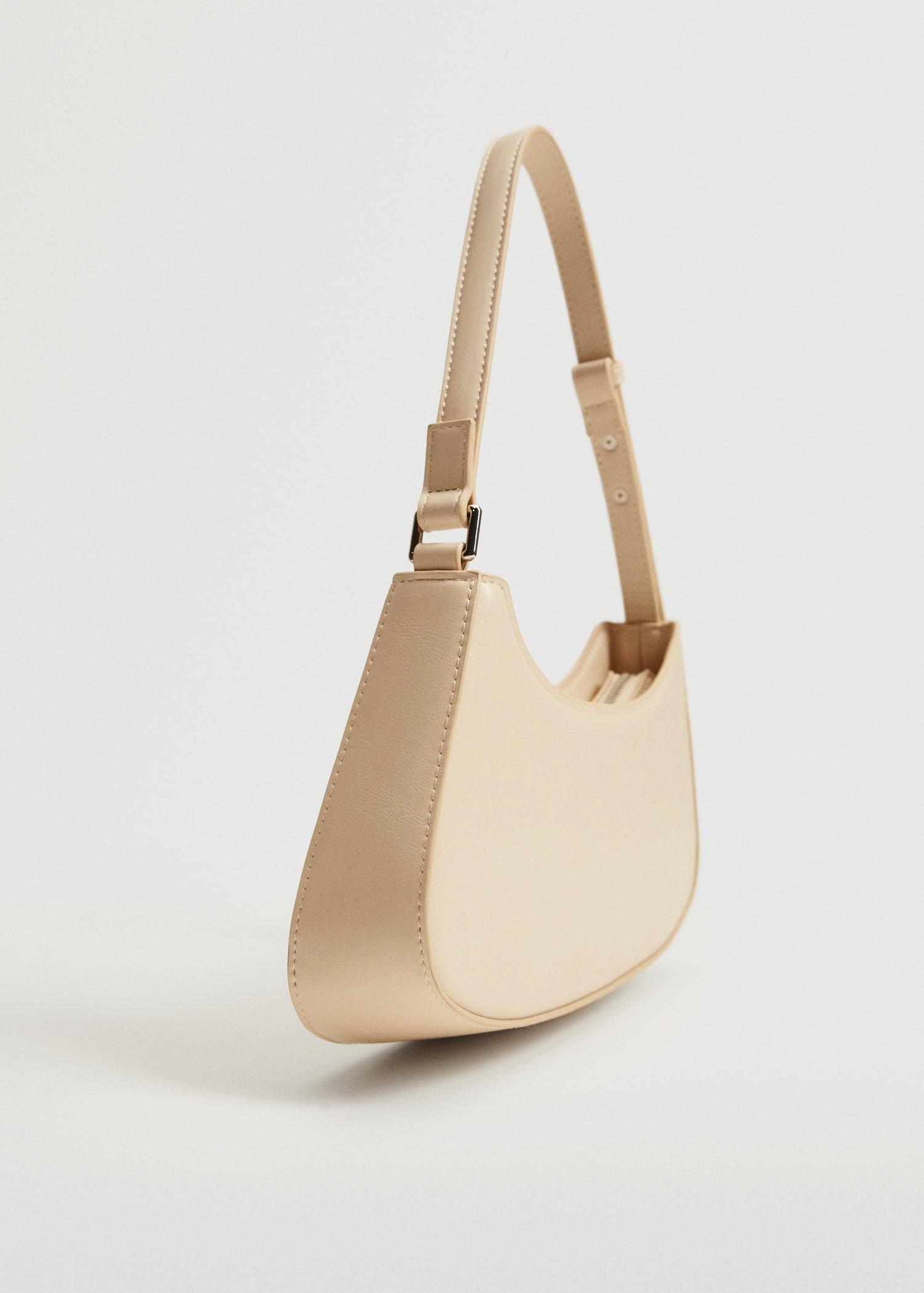 Light Beige Rigid Baguette Bag, Women, , large image number 1