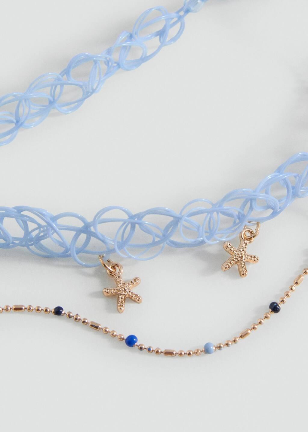 GOLD 2 pack of necklaces, Kids Girl, Gold, large image number 0