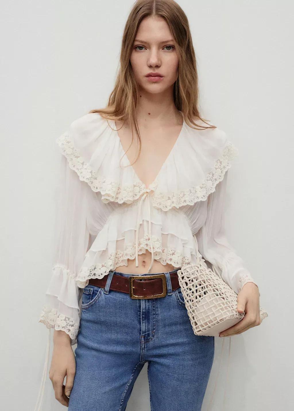 Blue Sienna Flared Cropped Jeans, 0201_TM, medium