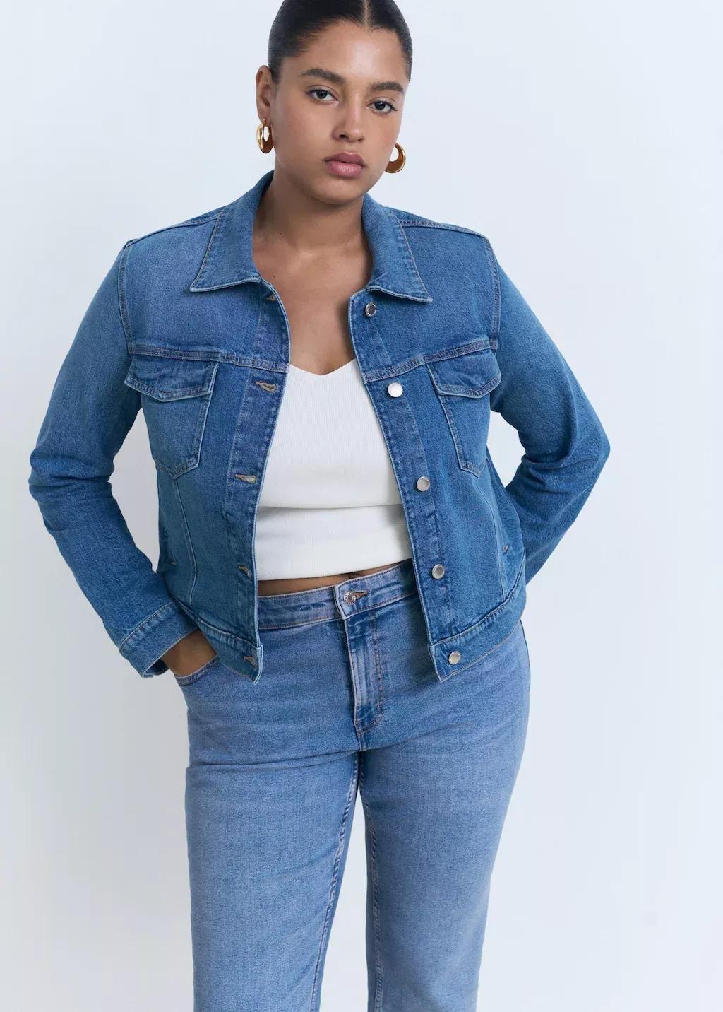 Blue Sienna Flared Cropped Jeans, Open Blue, large image number 6