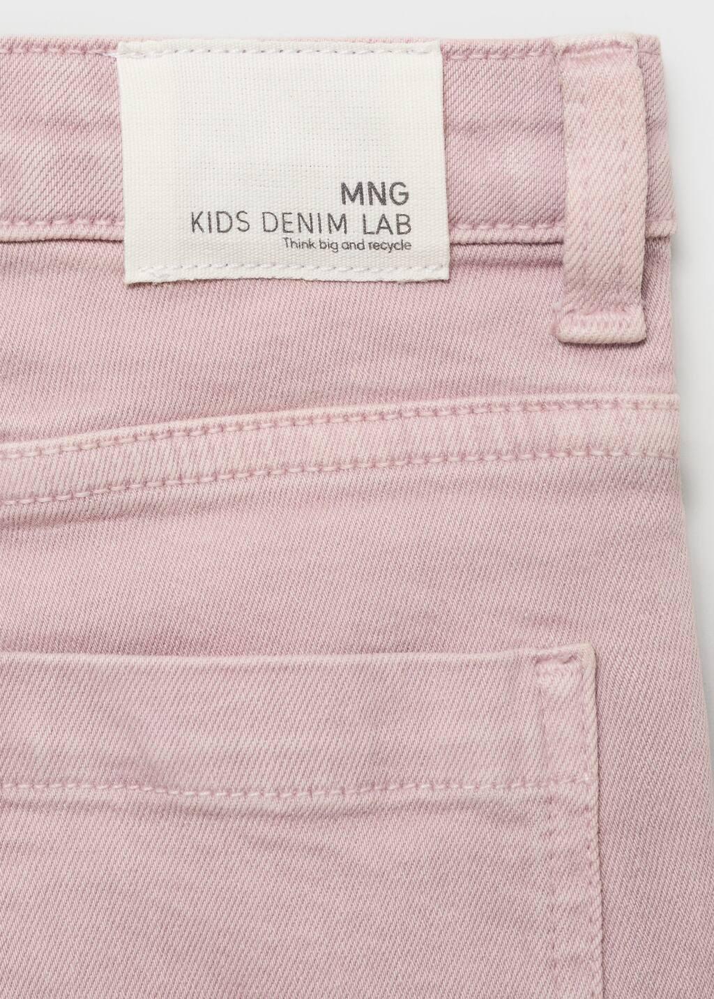 LT-PASTEL PURPLE Flared jeans with studs, Kids Girl, Light-Pastel Purple, large image number 2