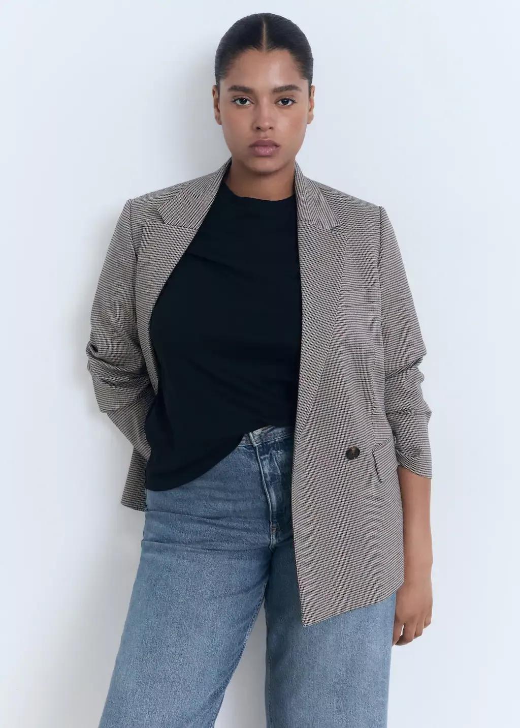 Blue Catherin Culotte High-Rise Jeans, Open Blue, large image number 6