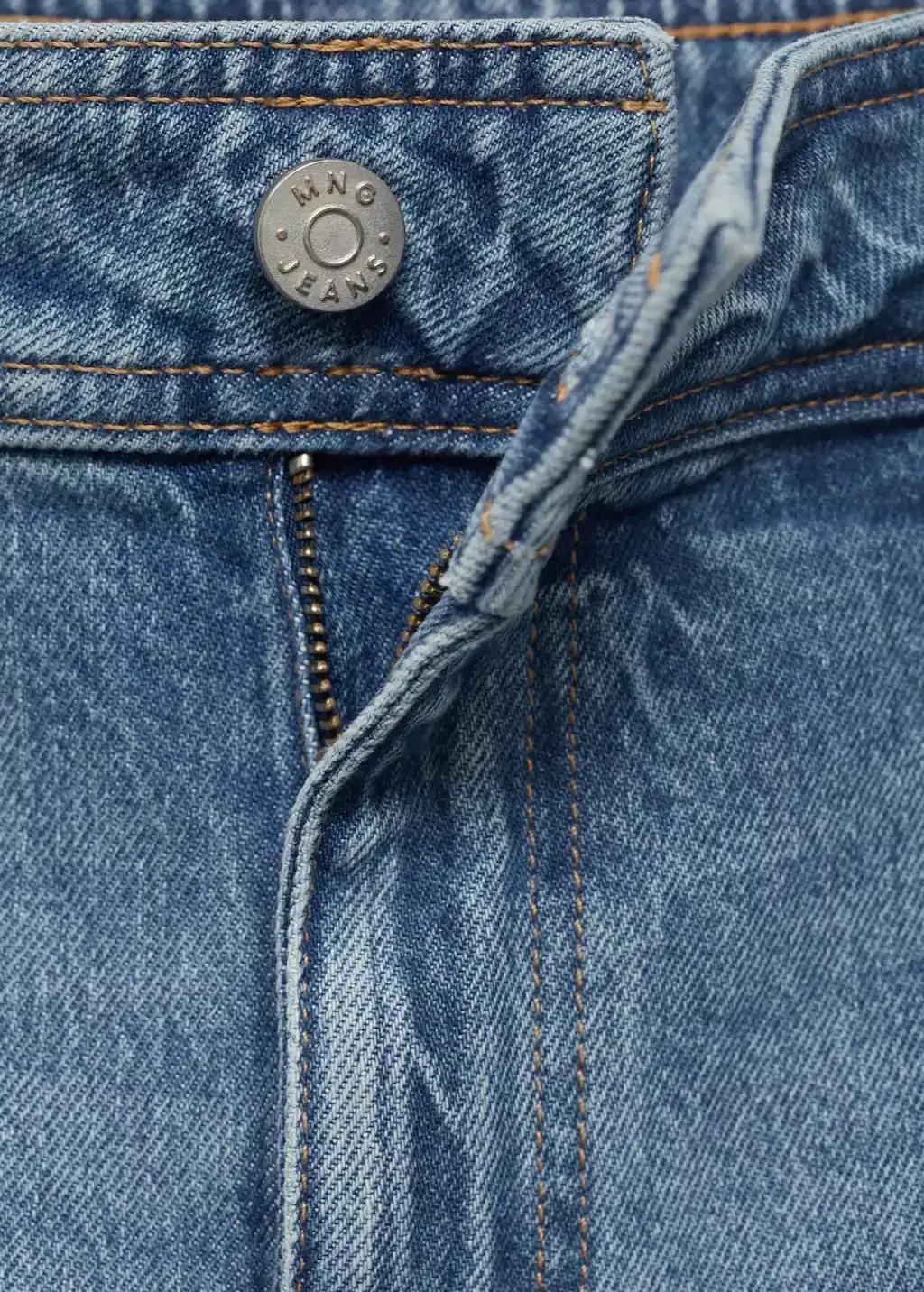 Blue Catherin Culotte High-Rise Jeans, Open Blue, large image number 7