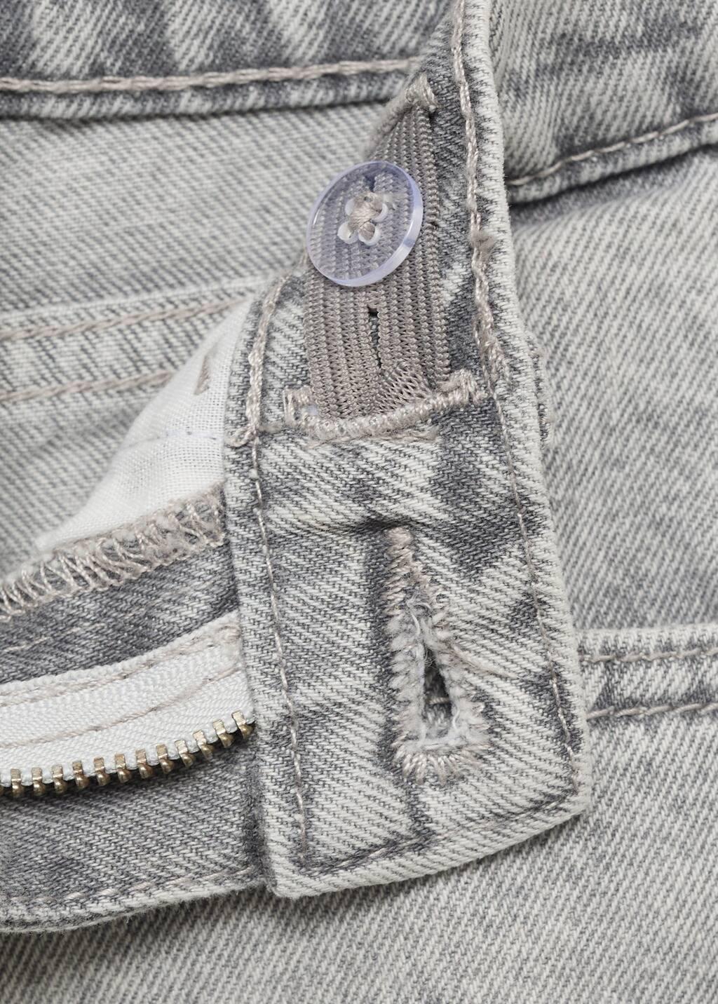 OPEN GREY Jeans culotte mid-waist comfort, Kids Girl, Open Grey, large image number 2