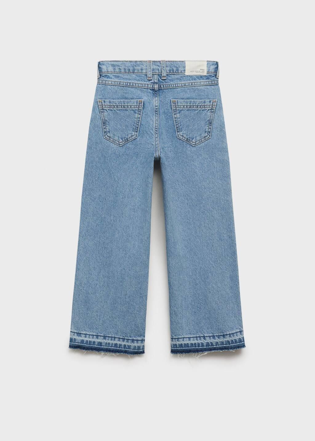 OPEN BLUE Jeans culotte mid-waist comfort, Kids Girl, , large image number 2