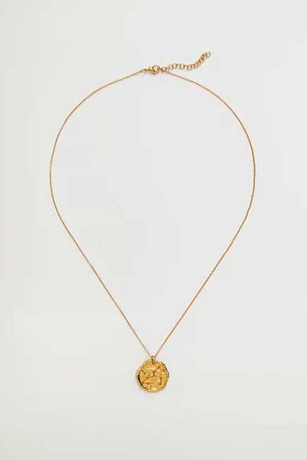 Gold Leo Horoscope Necklace, Women, , large image number 2