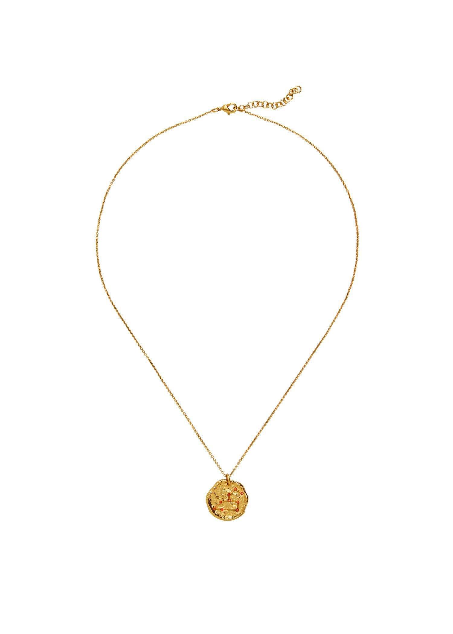 Gold Leo Horoscope Necklace, Women, , large image number 7