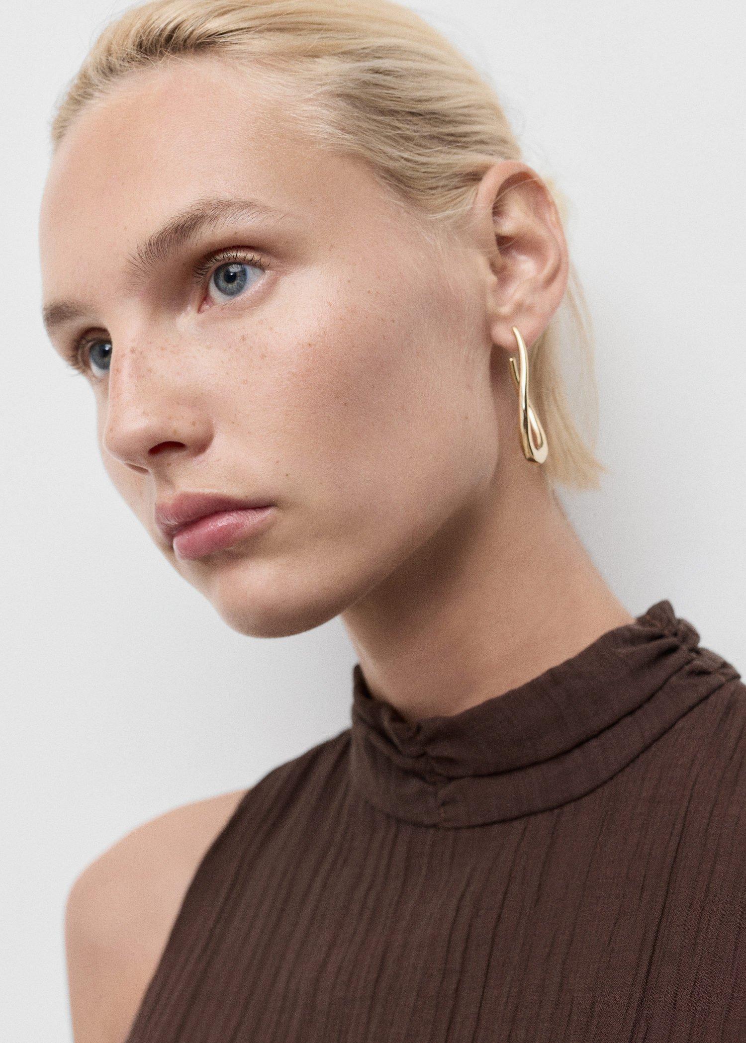 Brown Halter-Neck Lyocell Dress, Dark Brown, large image number 4