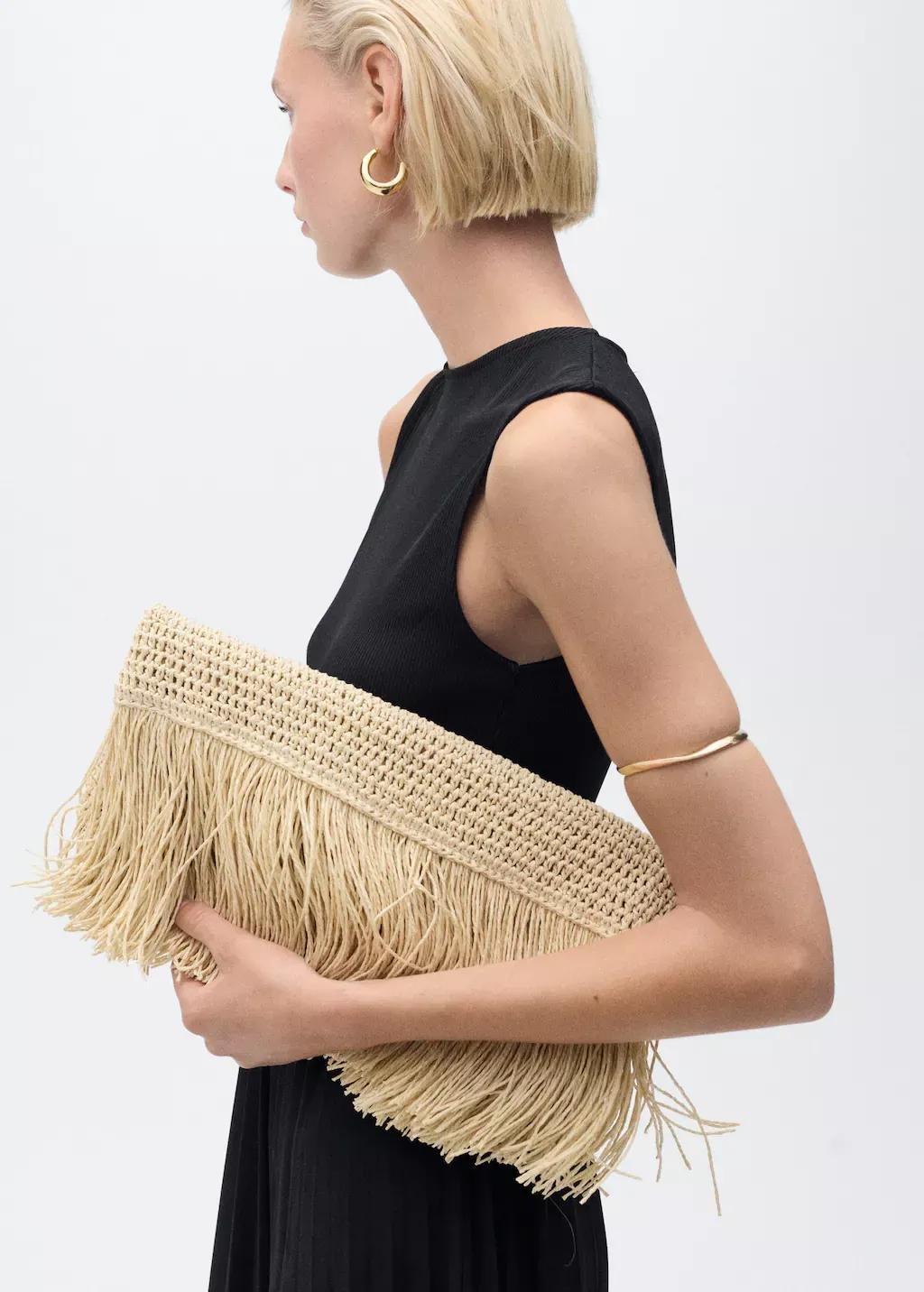Black Combined Pleated Dress, , large image number 2