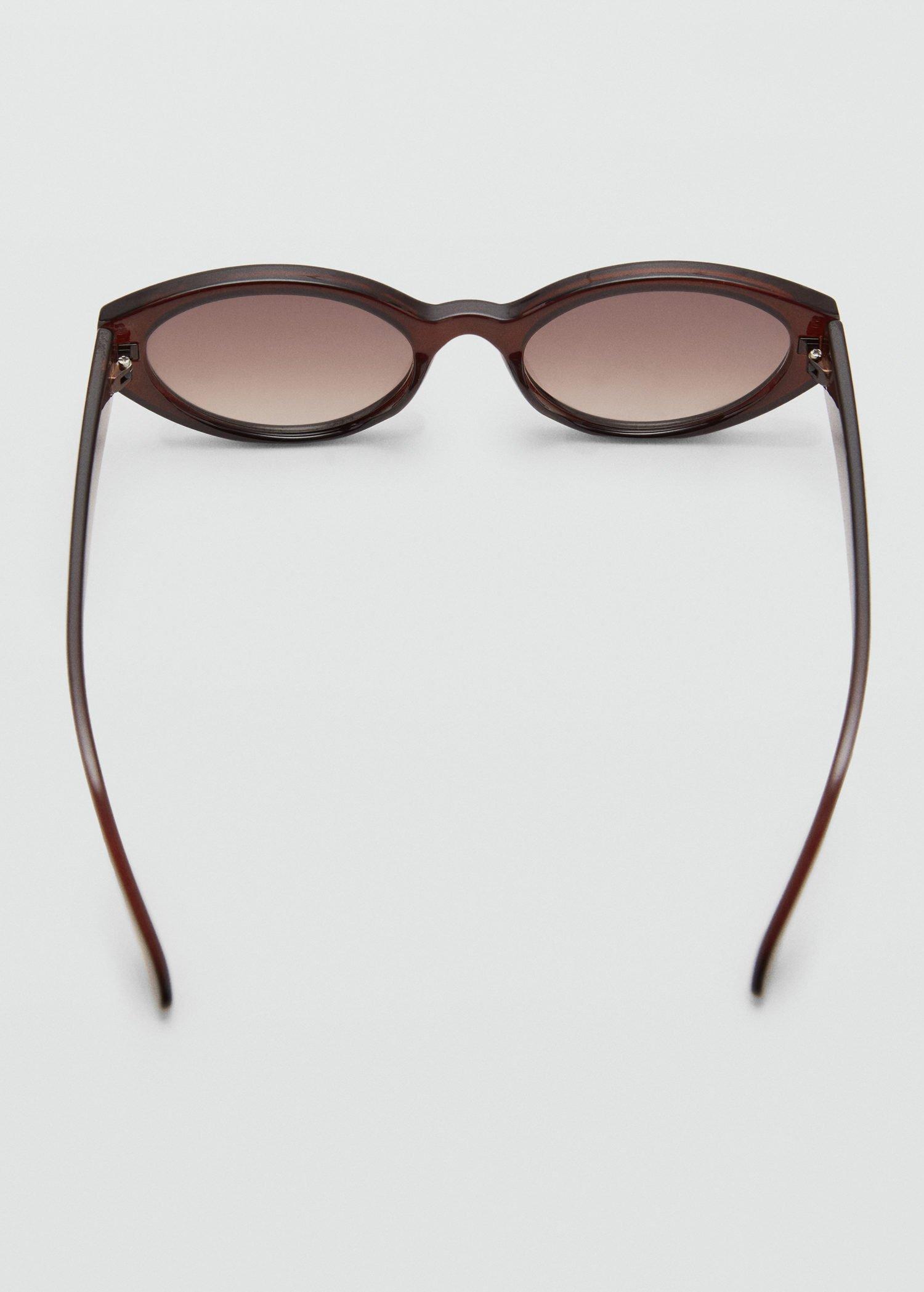 Brown Cat-Eye Sunglasses, Brown, large image number 0
