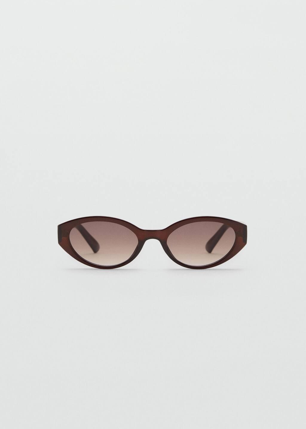 Brown Cat-Eye Sunglasses, Brown, large image number 8