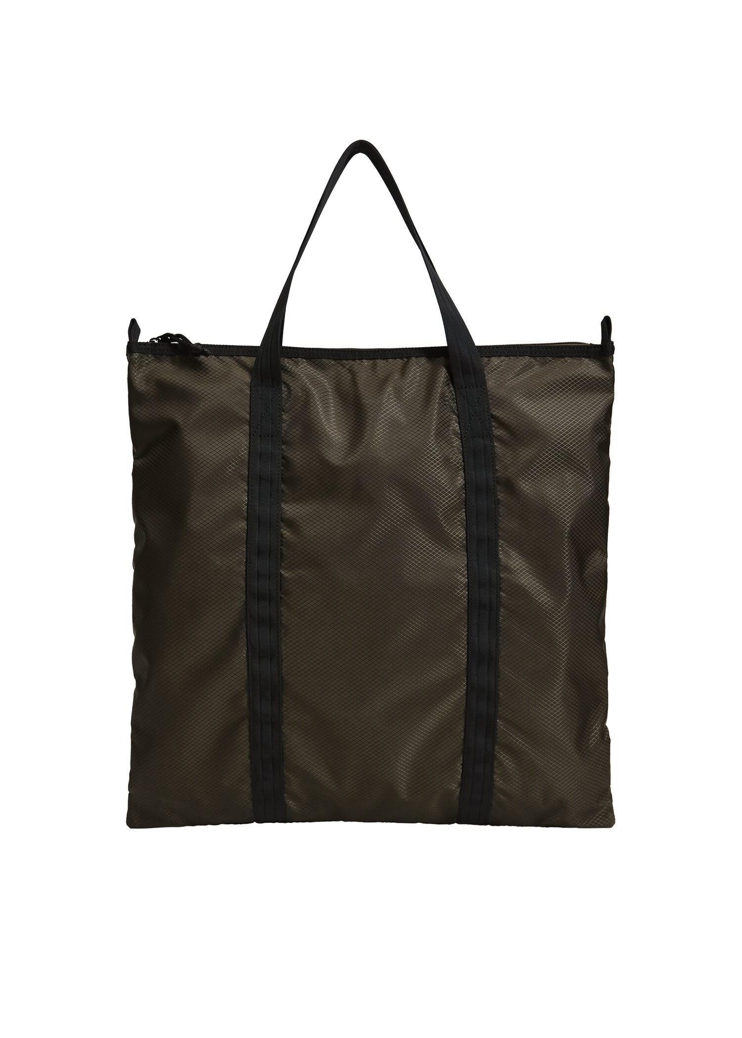 Khaki Nylon Tote Bag, Men, , large image number 1