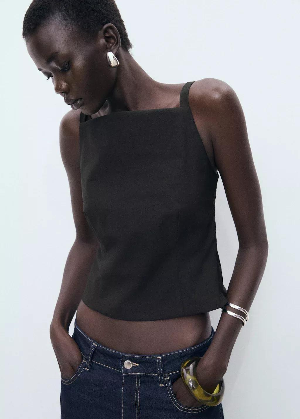 Black Top With Bows On The Back, , large image number 1