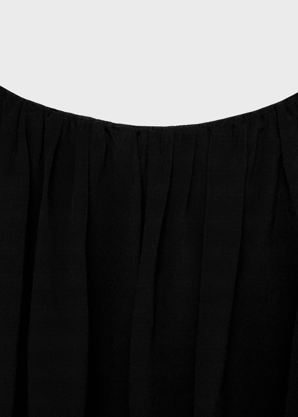 BLACK Balloon crop top, , large image number 1