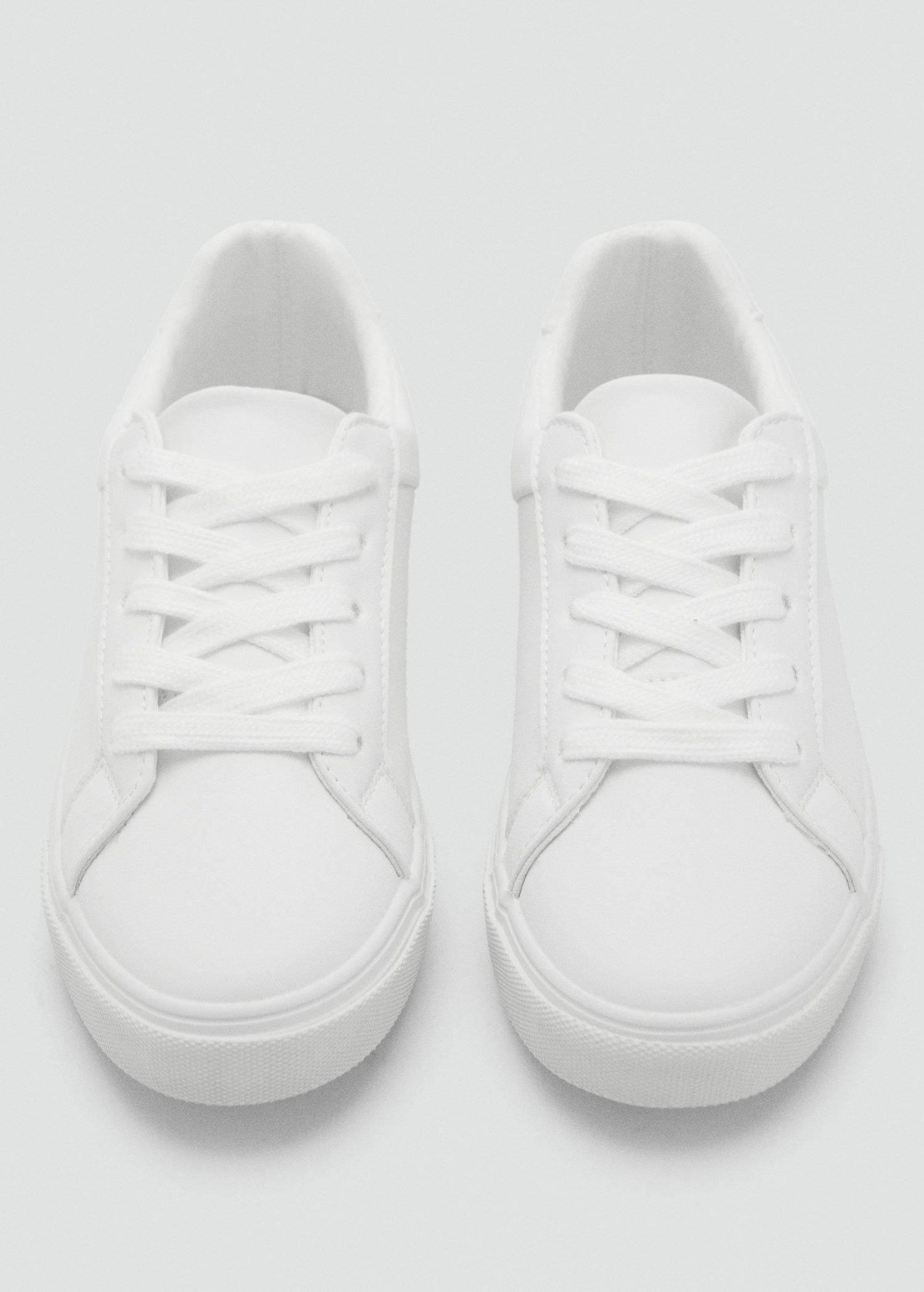 White Laces Basic Sneakers, Kids Boy, , large image number 0
