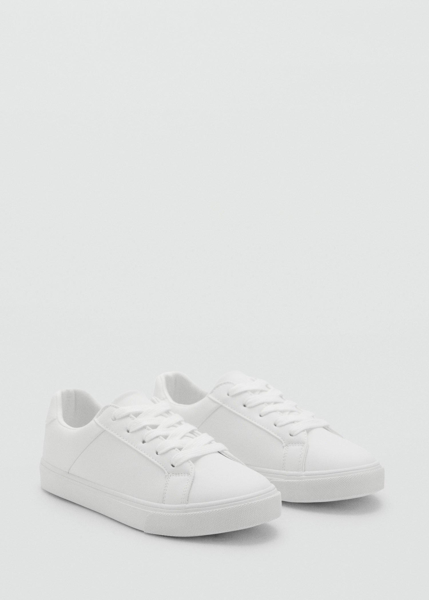 White Laces Basic Sneakers, Kids Boy, , large image number 2