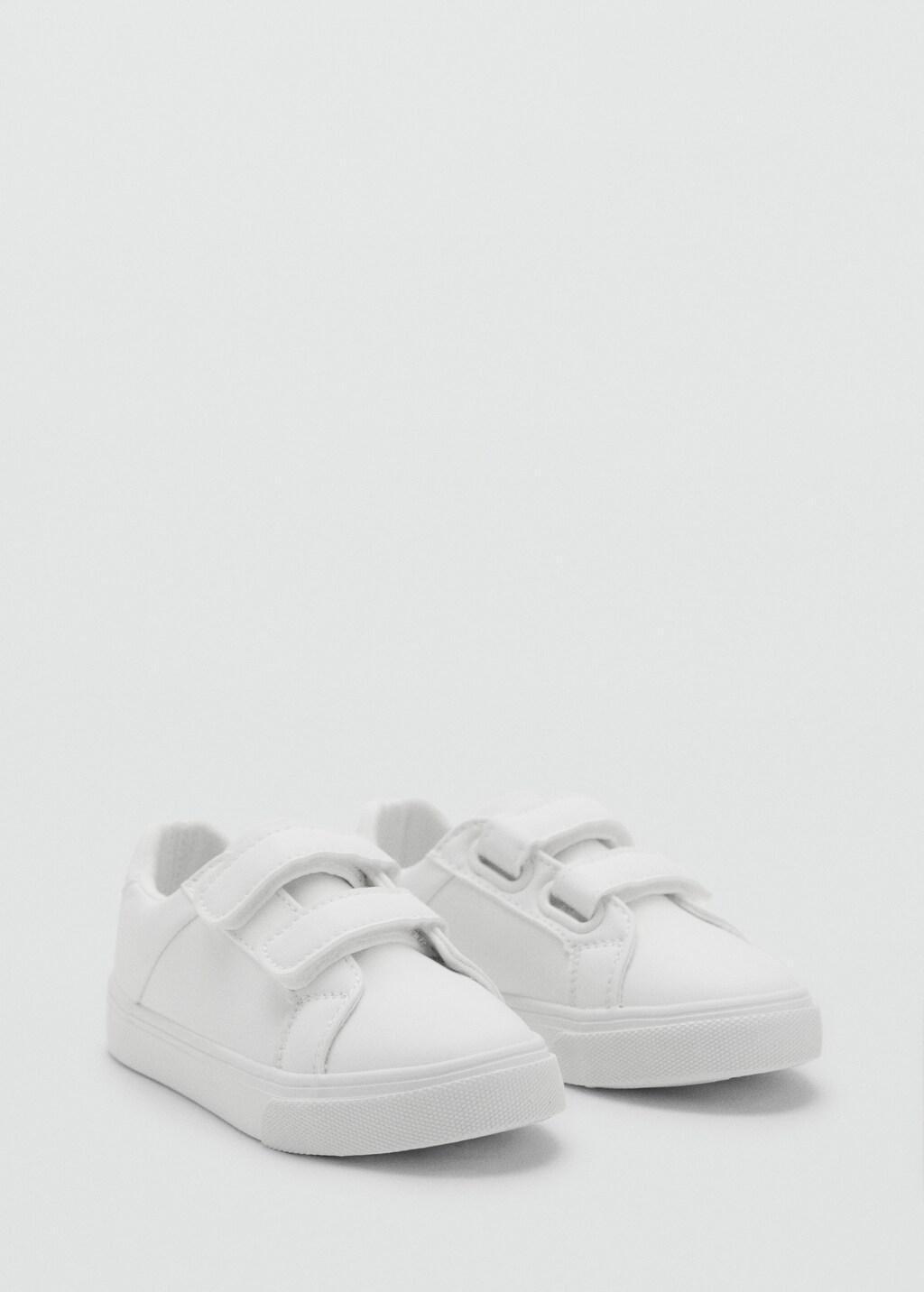 White Velcro Fastening Sneakers, Baby Boy, White, large image number 5