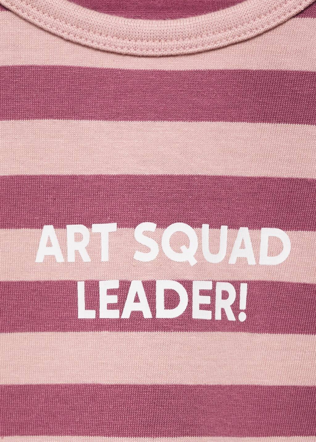 PINK Printed striped T-shirt, Kids Girl, , large image number 3