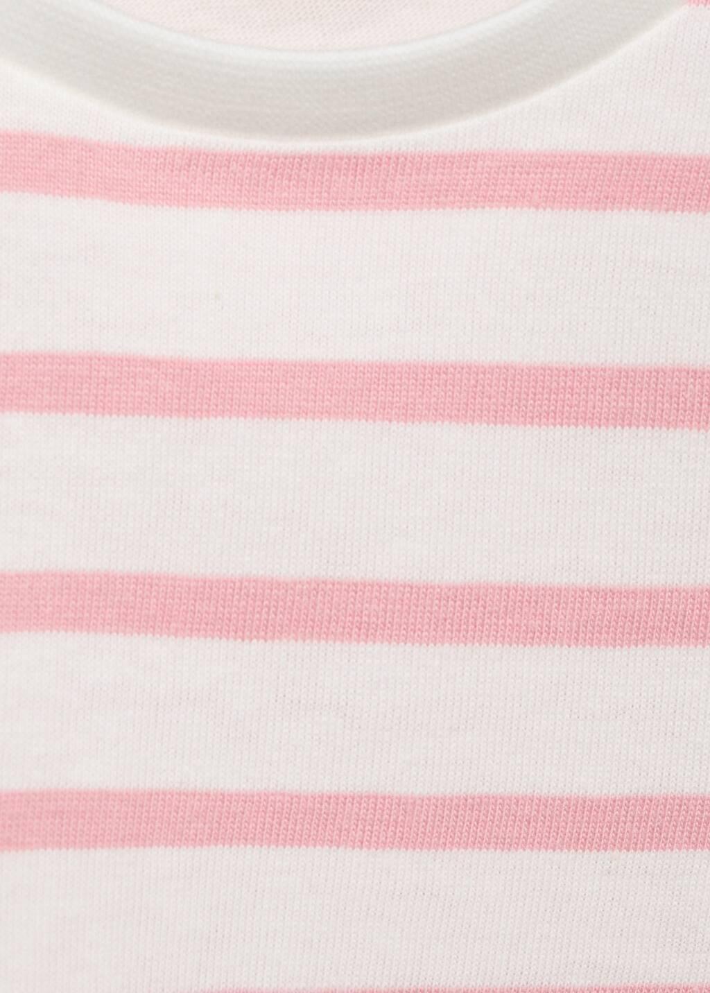 PINK Patch striped t-shirt, Baby Girl, , large image number 2