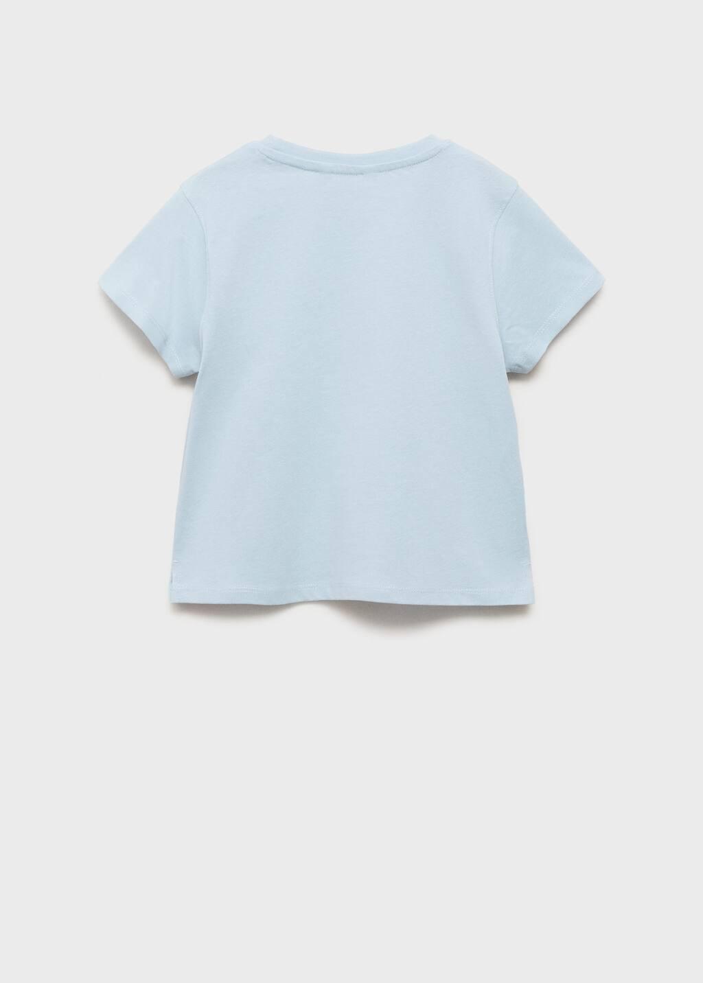 LT-PASTEL BLUE Short-sleeved printed t-shirt, Kids Girl, , large image number 1