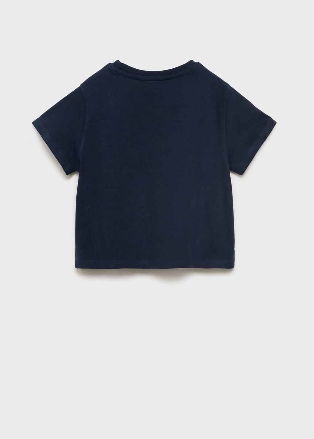 NAVY Short-sleeved printed t-shirt, Kids Girl, , large image number 4