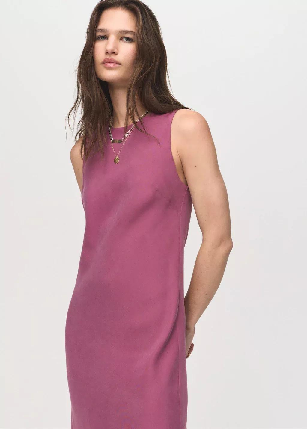 PINK Modal midi-dress, Pink, large image number 1