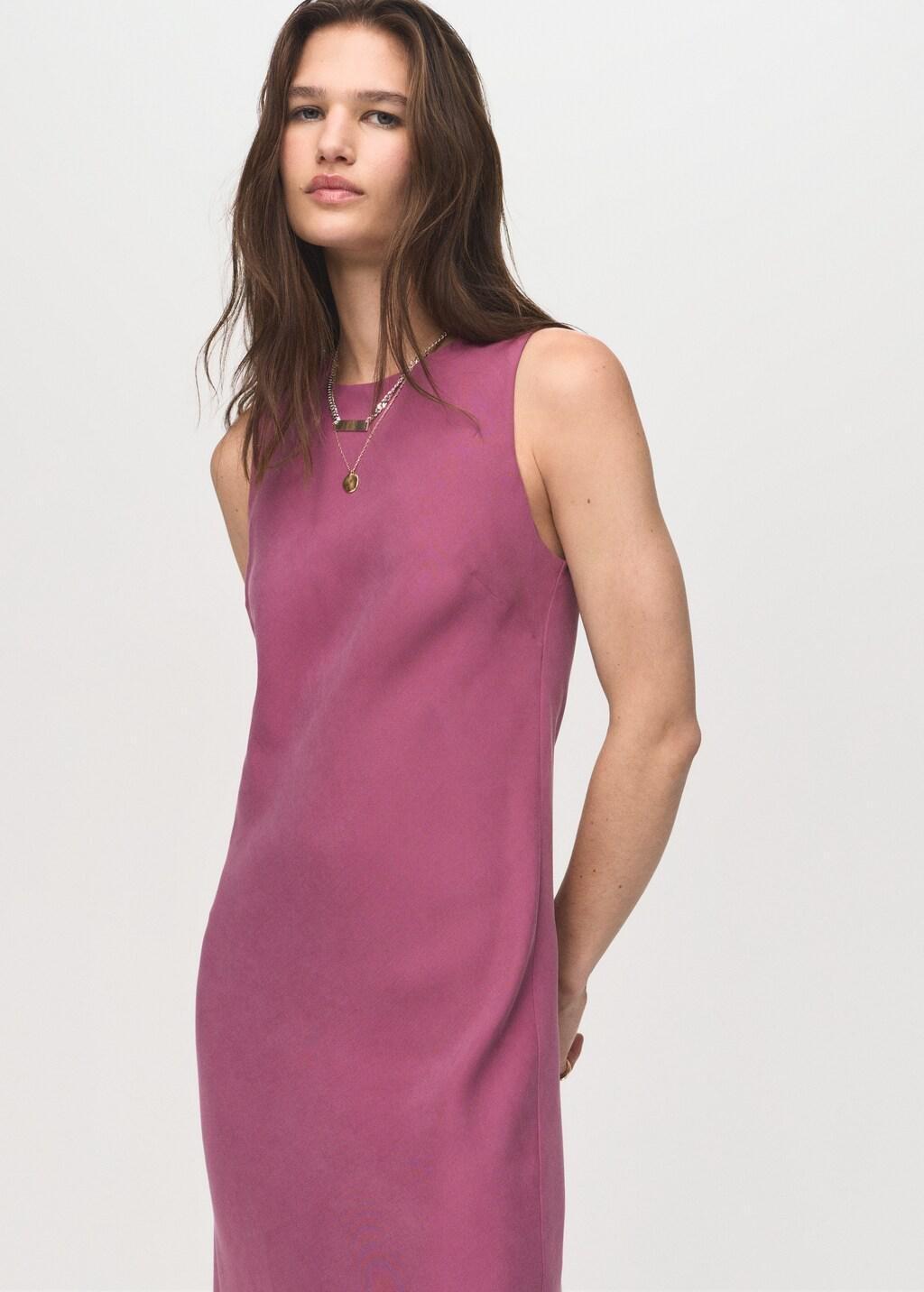 PINK Modal midi-dress, , large image number 7