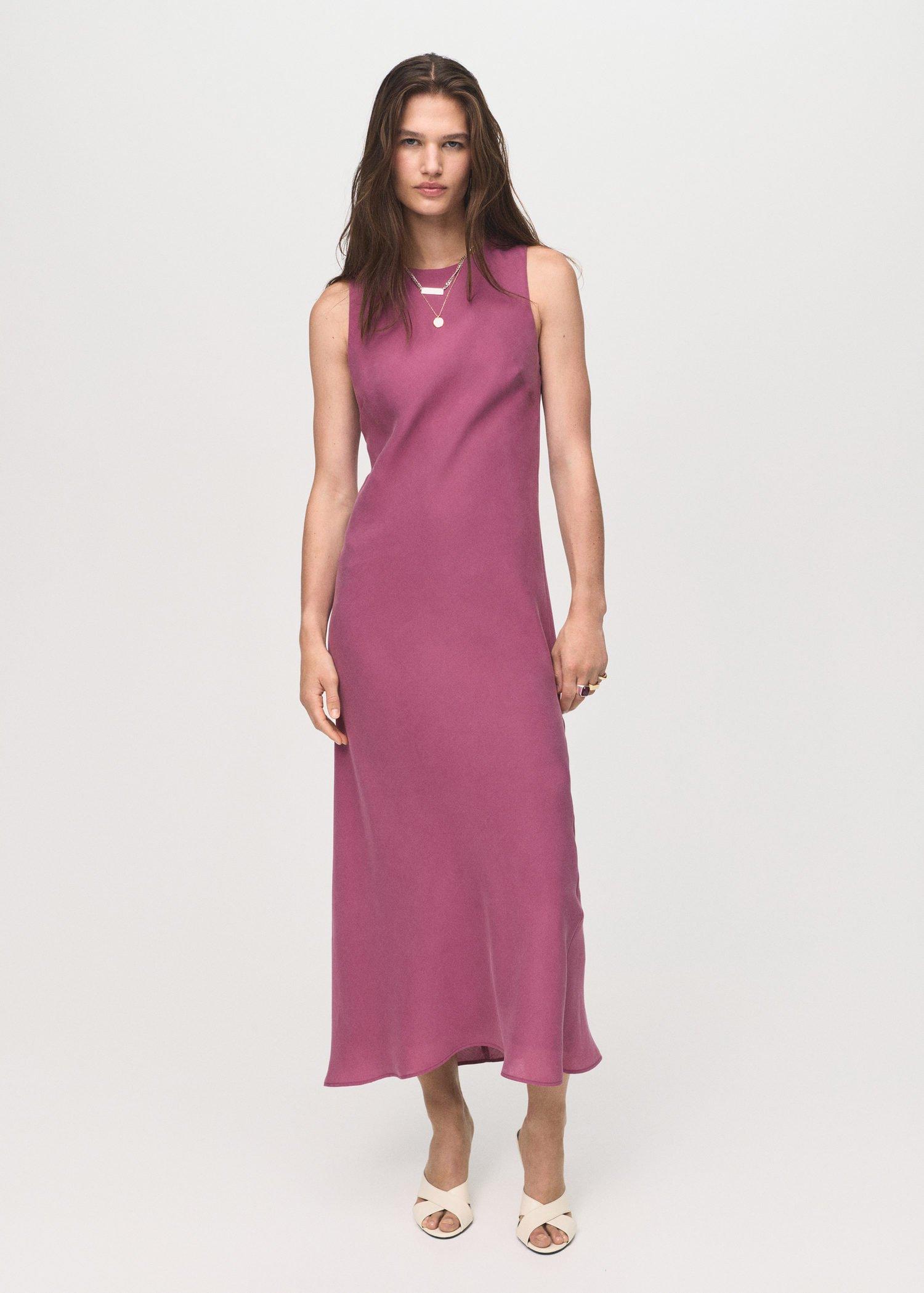 PINK Modal midi-dress, , large image number 8