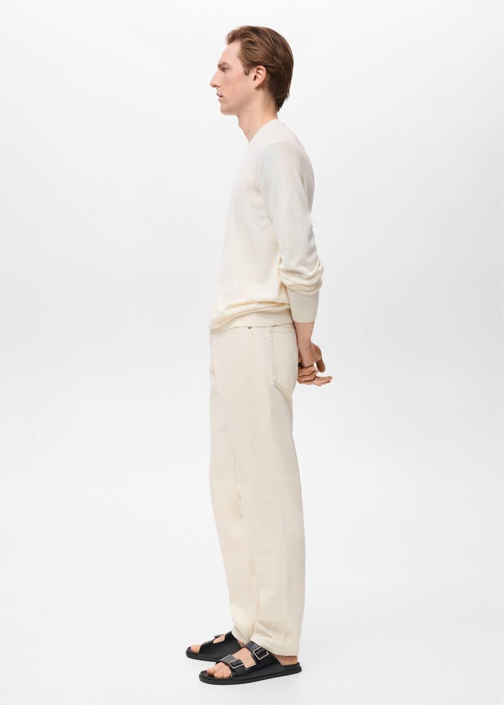 Beige Bob Regular-Fit Jeans, Light Beige, large image number 2