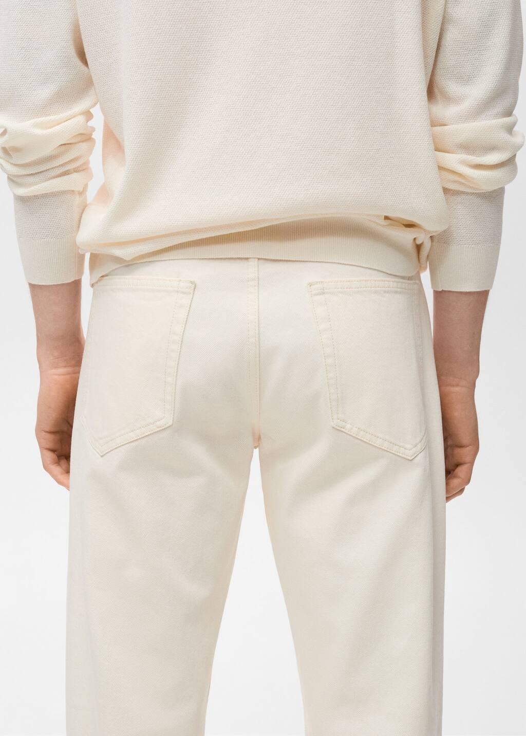 Beige Bob Regular-Fit Jeans, Light Beige, large image number 4