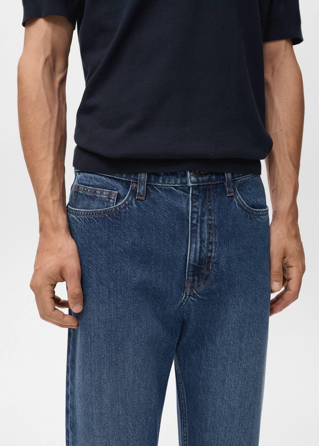 OPEN BLUE Sammy cropped carrot-fit jeans, Open Blue, large image number 2