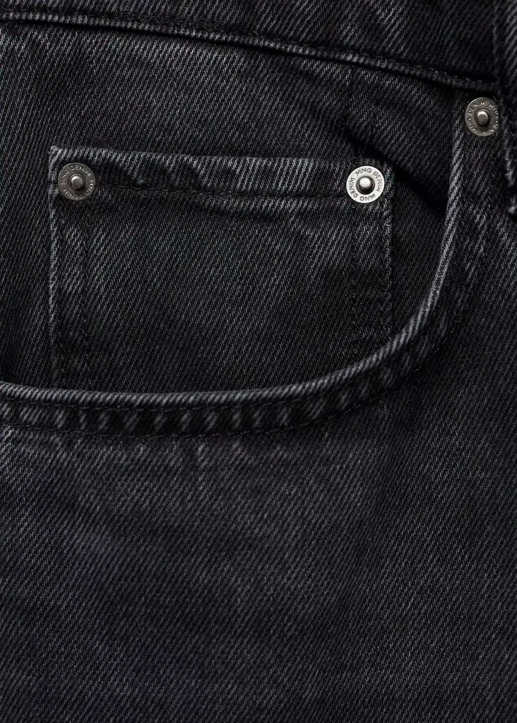 Grey Moby Straight-Fit -Wash Jeans, , large image number 1