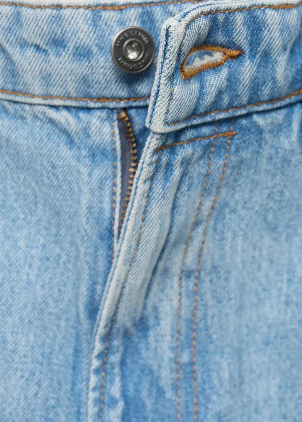 Blue Moby Straight-Fit Light-Wash Jeans, , large image number 6