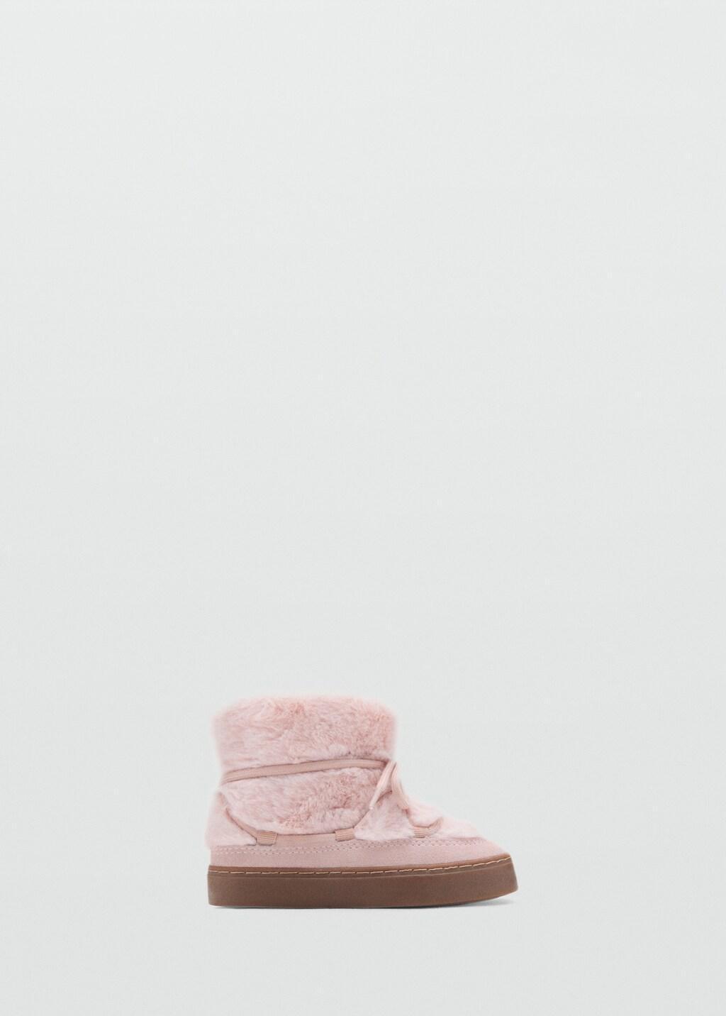 Hair Lace Ankle Boots, Baby Girl, Light-Pastel Pink, large image number 3