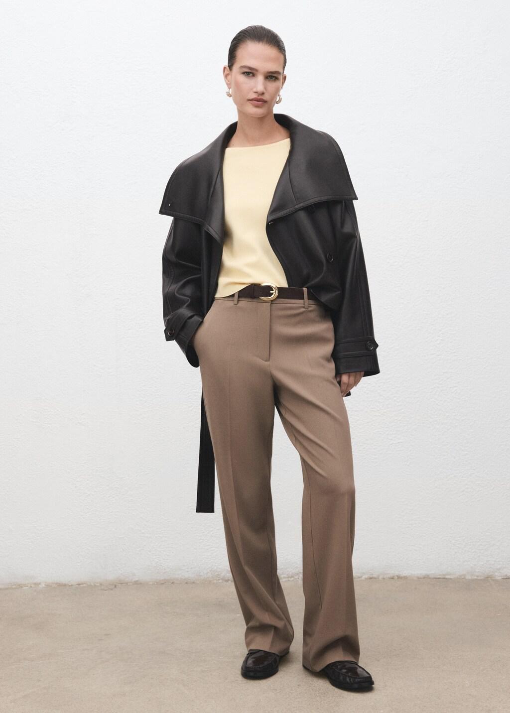 Yellow Fine-Knit Sweater, 0201_10, large image number 0