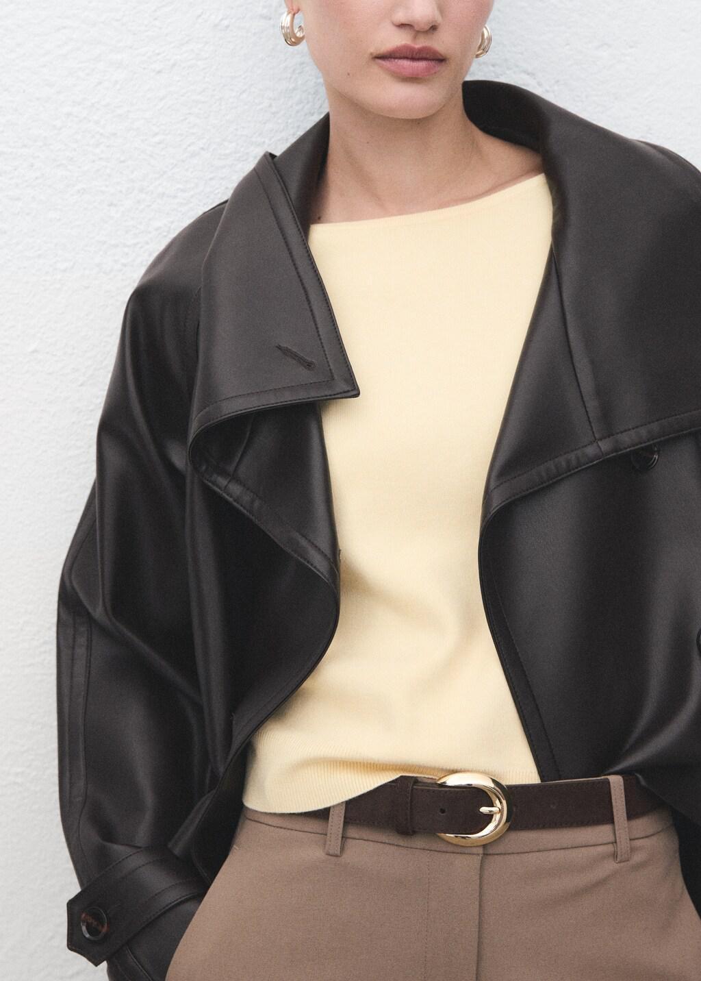 Yellow Fine-Knit Sweater, 0201_10, large image number 7