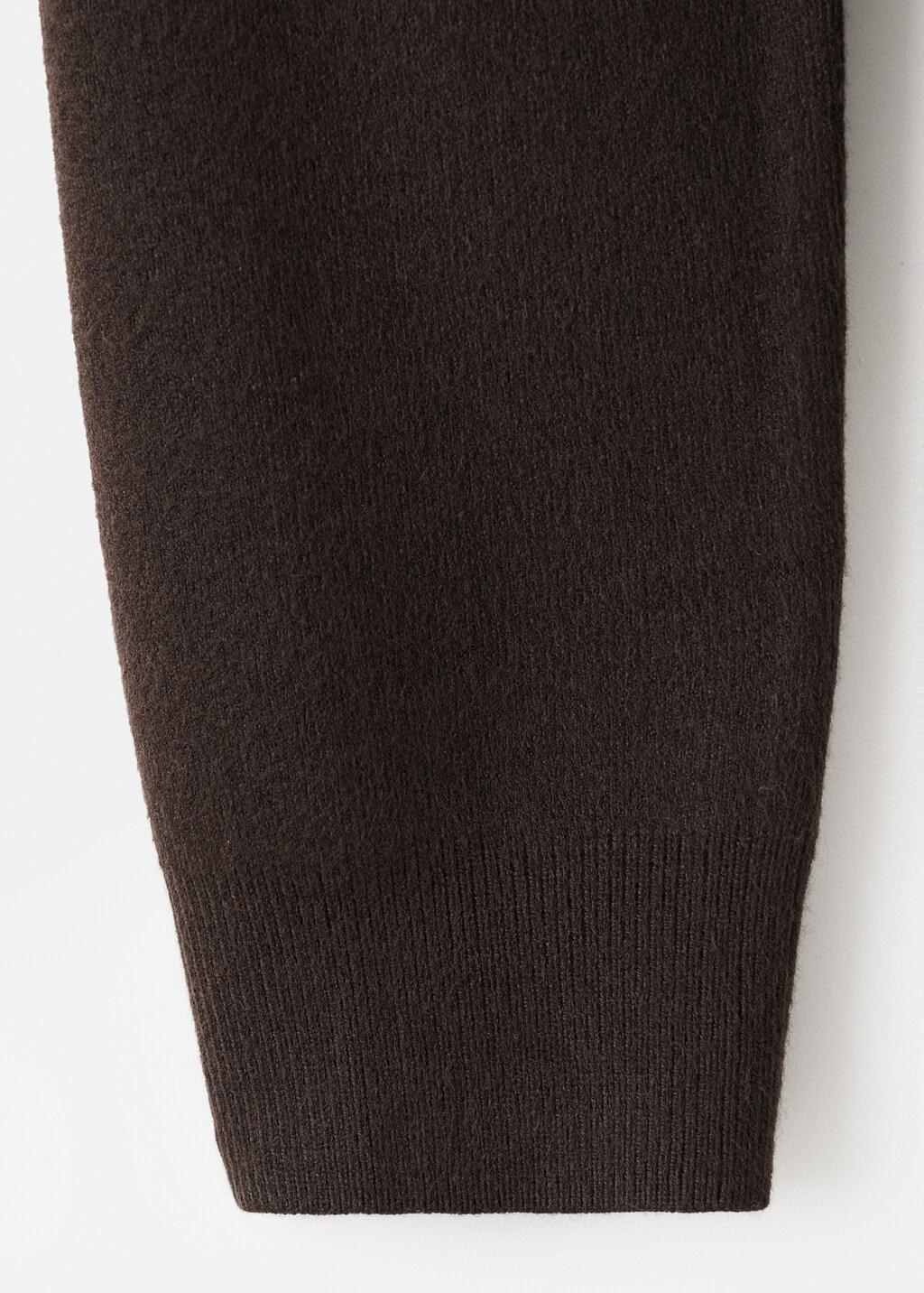 Brown Fine-Knit Sweater, 0201_32, large image number 4