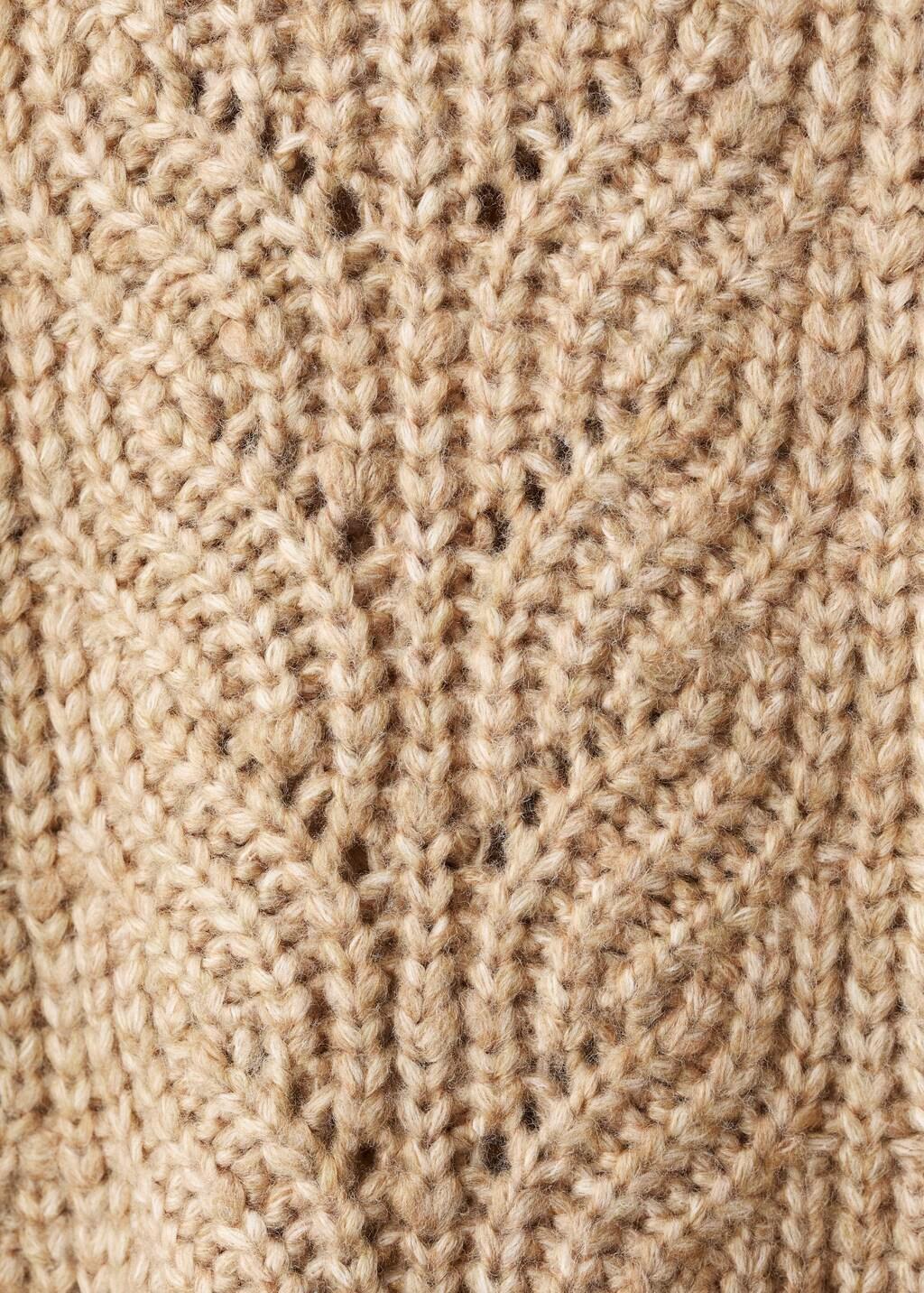 MEDIUM BROWN Chunky-knit sweater, Kids Girl, Medium Brown, large image number 2