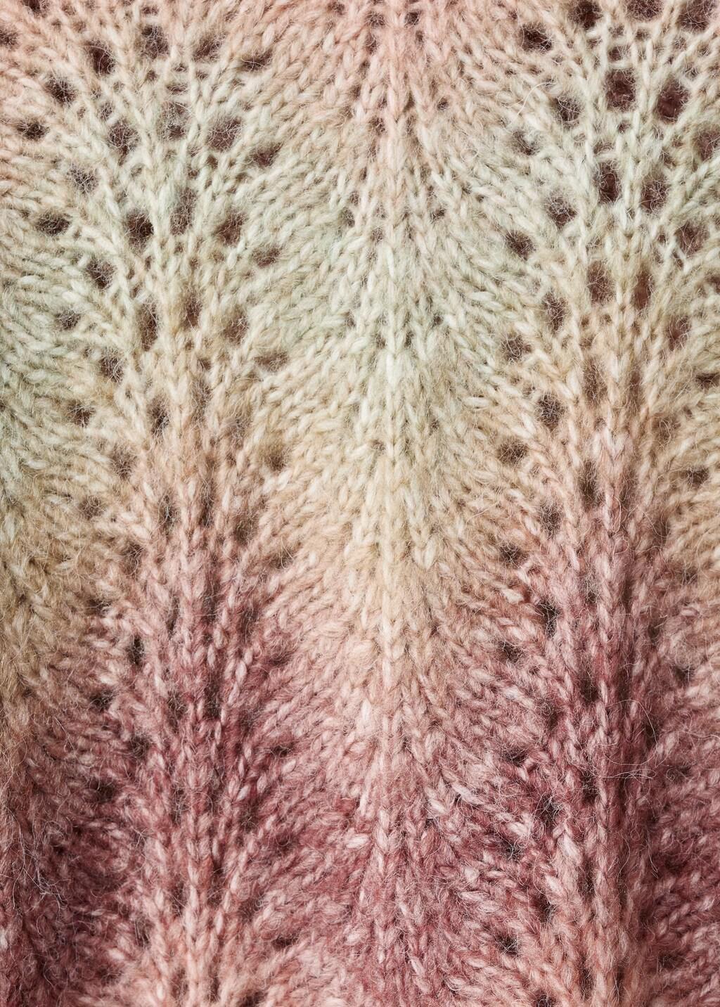 PINK Multi-coloured knit sweater, Kids Girl, Pink, large image number 4