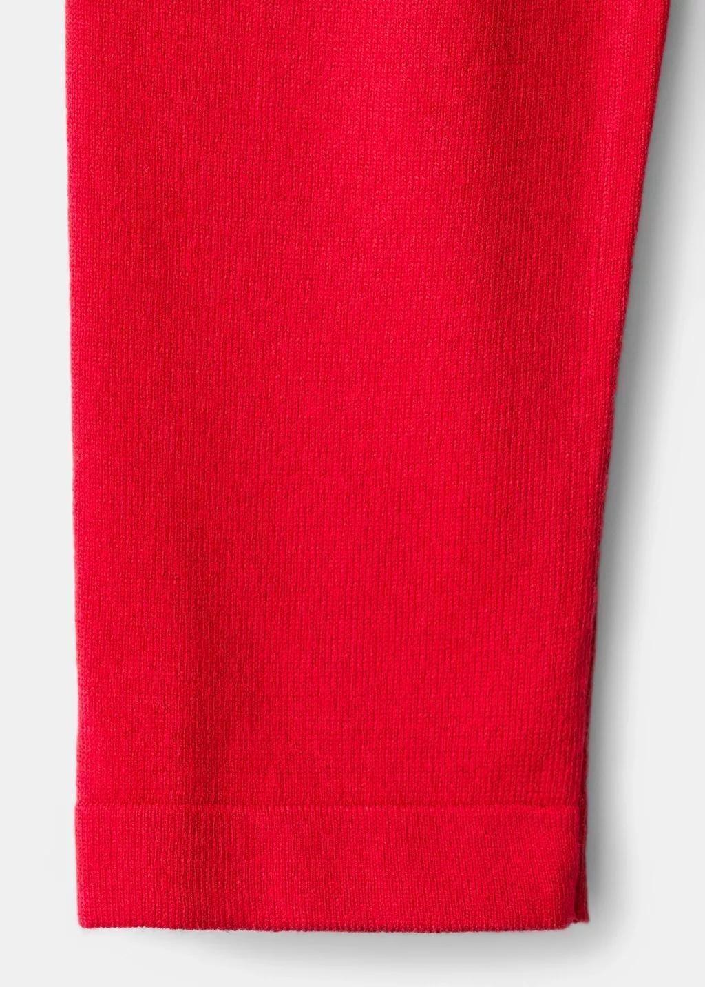 RED Long-sleeved polo-neck sweater, 0201_70, large image number 5