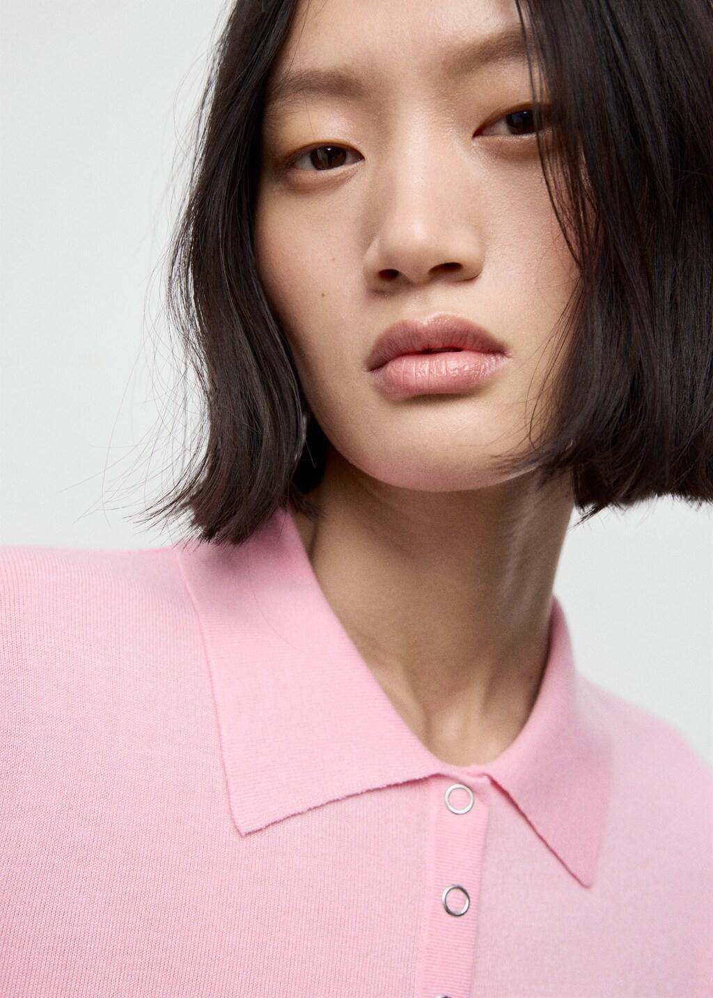 PINK Long-sleeved polo-neck sweater, 0201_85, large image number 4