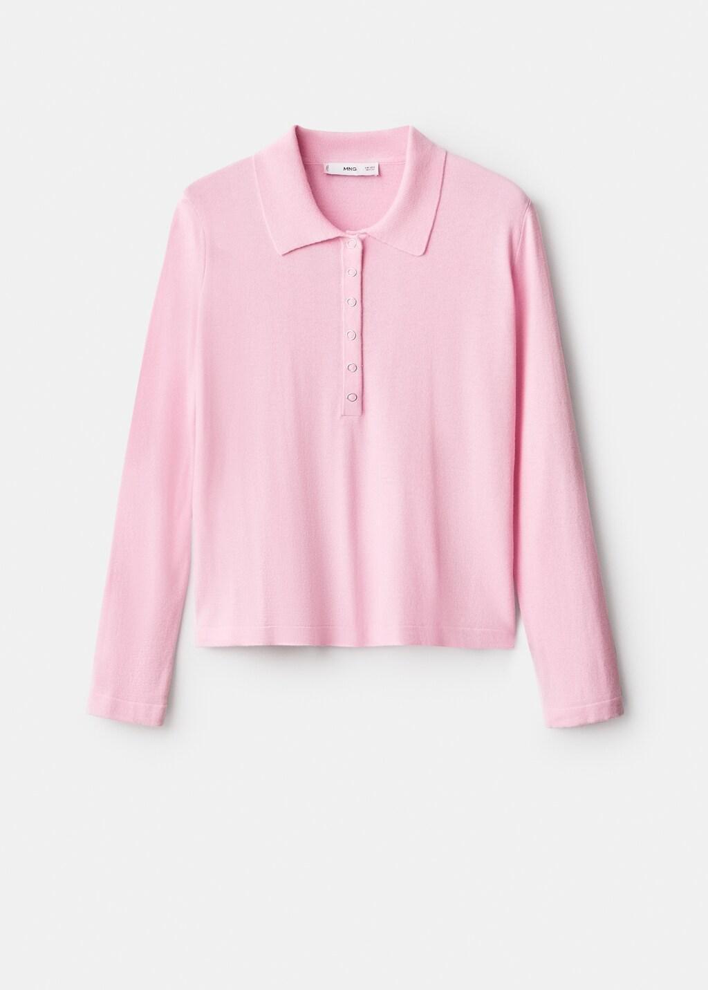 PINK Long-sleeved polo-neck sweater, 0201_85, large image number 6