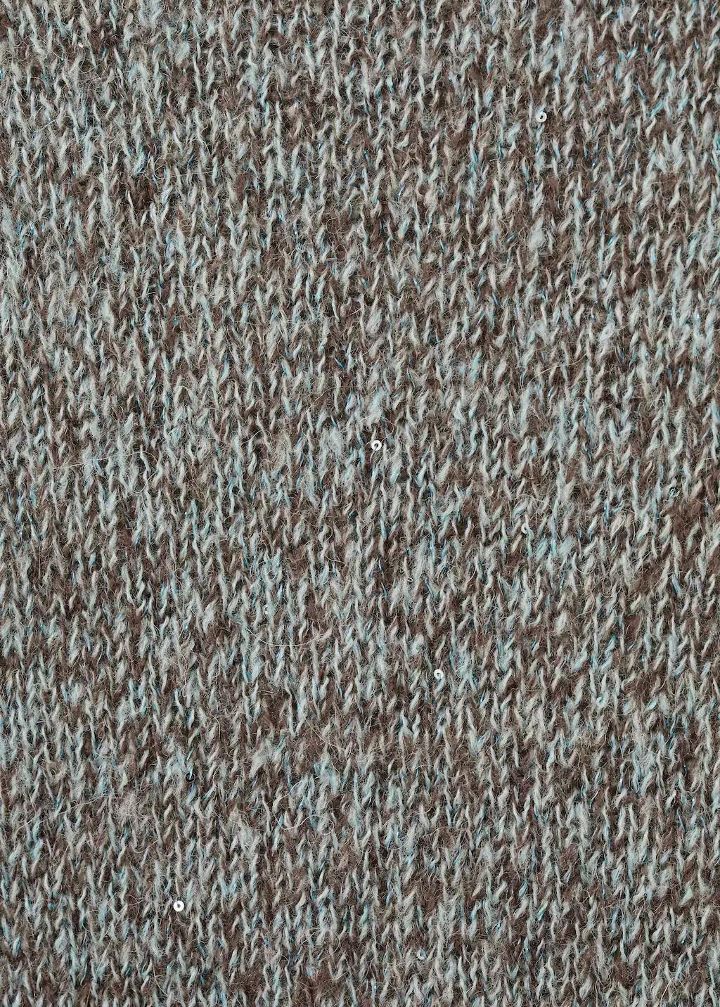 Blue Lt Pastel Speckled Lurex Knitted Sweater, Light-Pastel Blue, medium