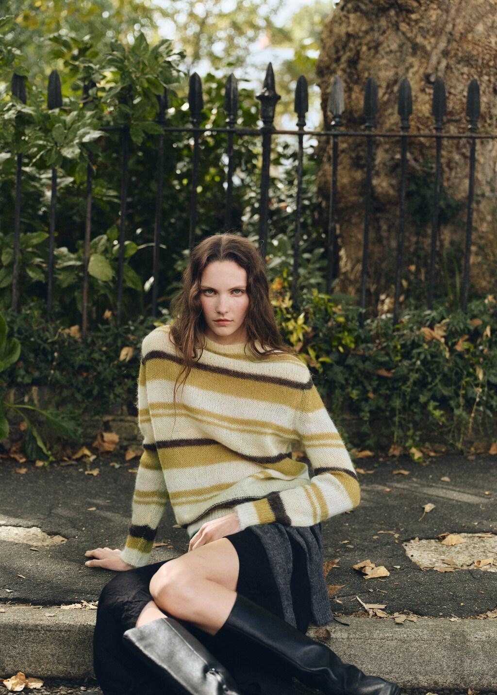 Semi-transparent alpaca sweater, 0201_36, large image number 3