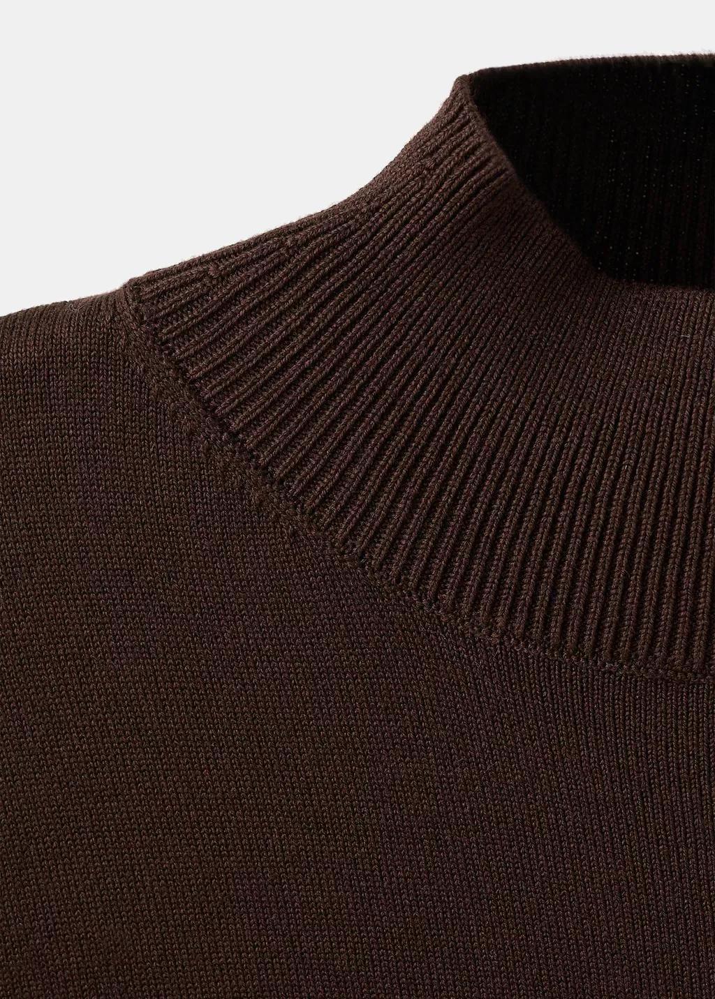 DARK BROWN Knot detail sweater, 0201_32, large image number 1