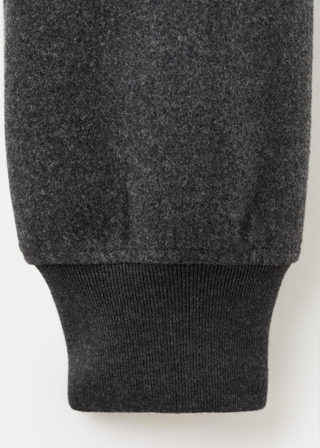 Grey Regular-Fit Jacket With Zip, Dark Grey, large image number 4