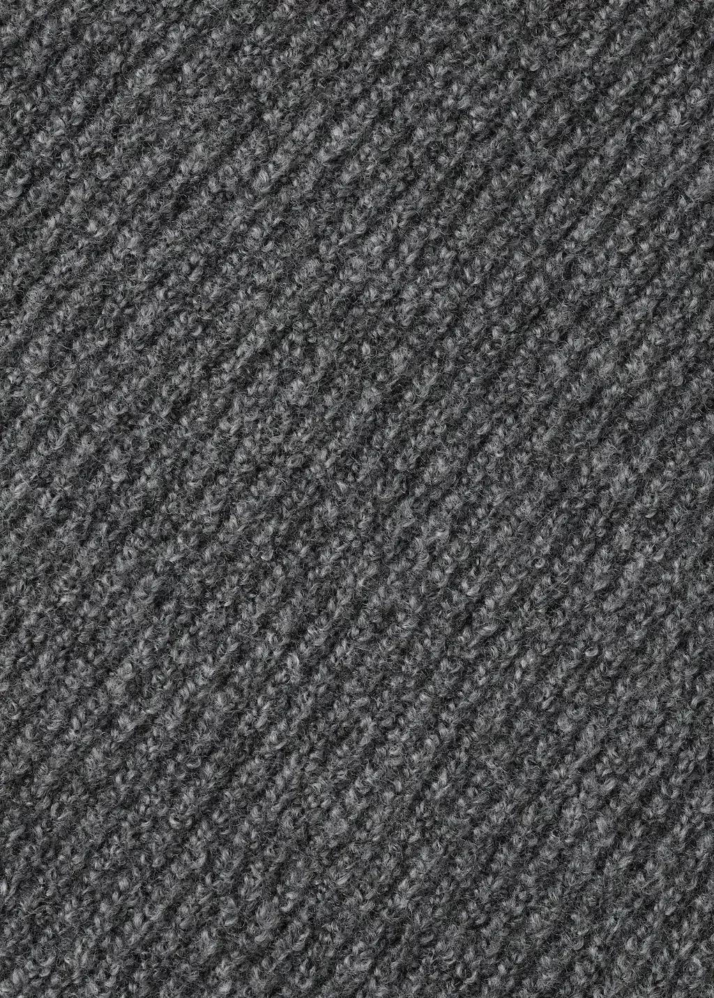 Grey Asymmetrical Sweater With Metallic Detail, Medium Grey, large image number 5