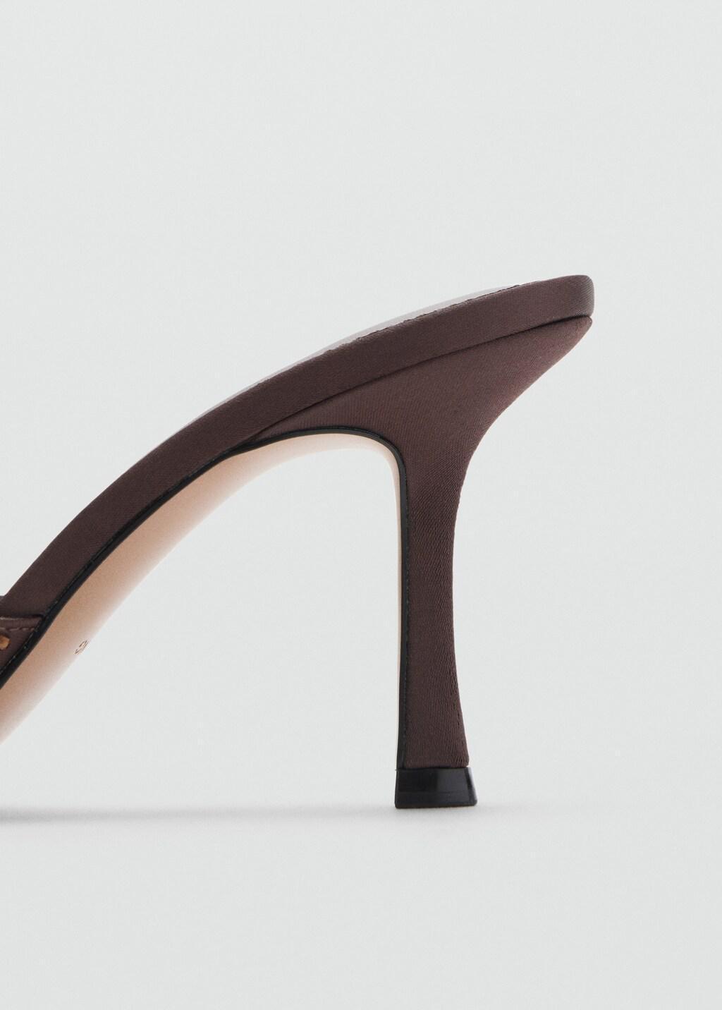 Brown Heeled Sandal With Strass Strap, 0201_32, large image number 1