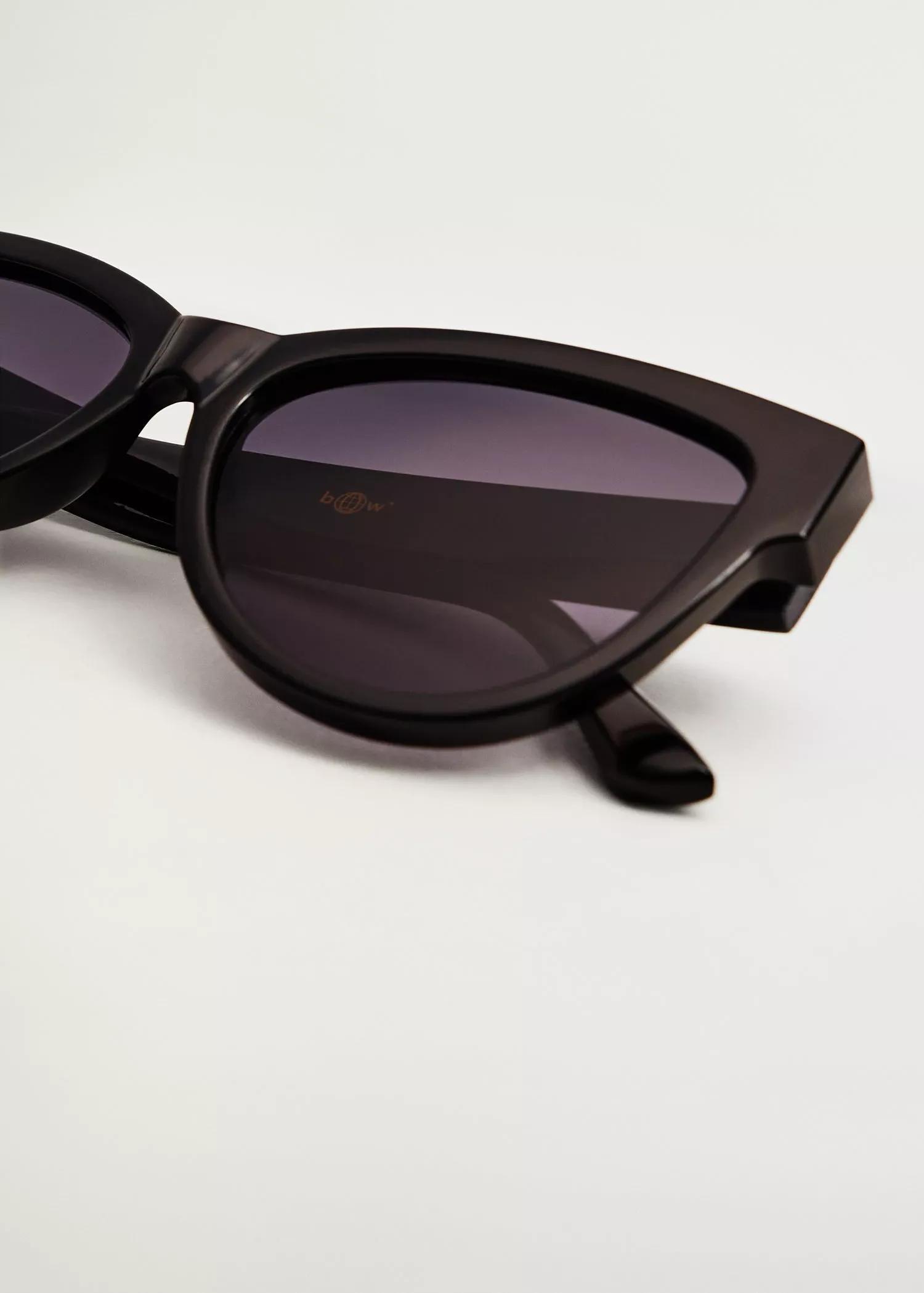 Black Acetate Frame Sunglasses, Women, , large image number 3