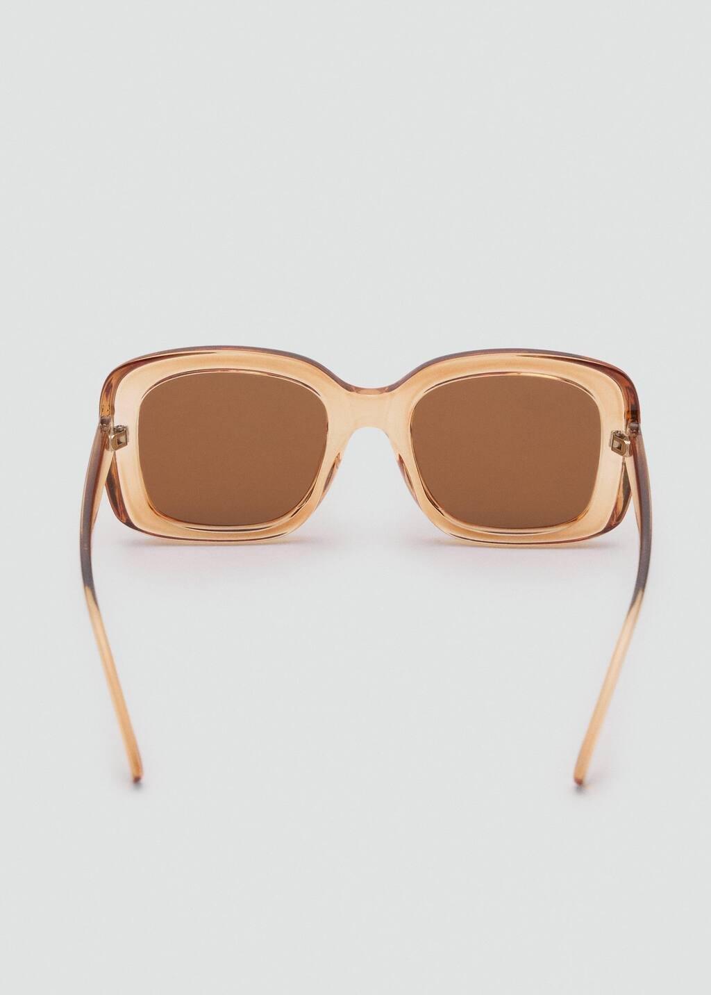 LT-PASTEL ORANGE Squared frame sunglasses, 0201_26, large image number 1
